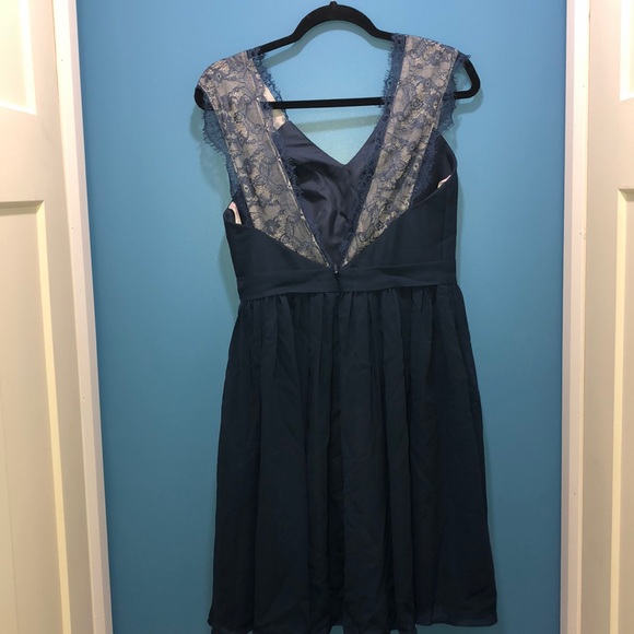 JJ HOUSE navy blue dress NEVER WORN - Picture 2 of 3
